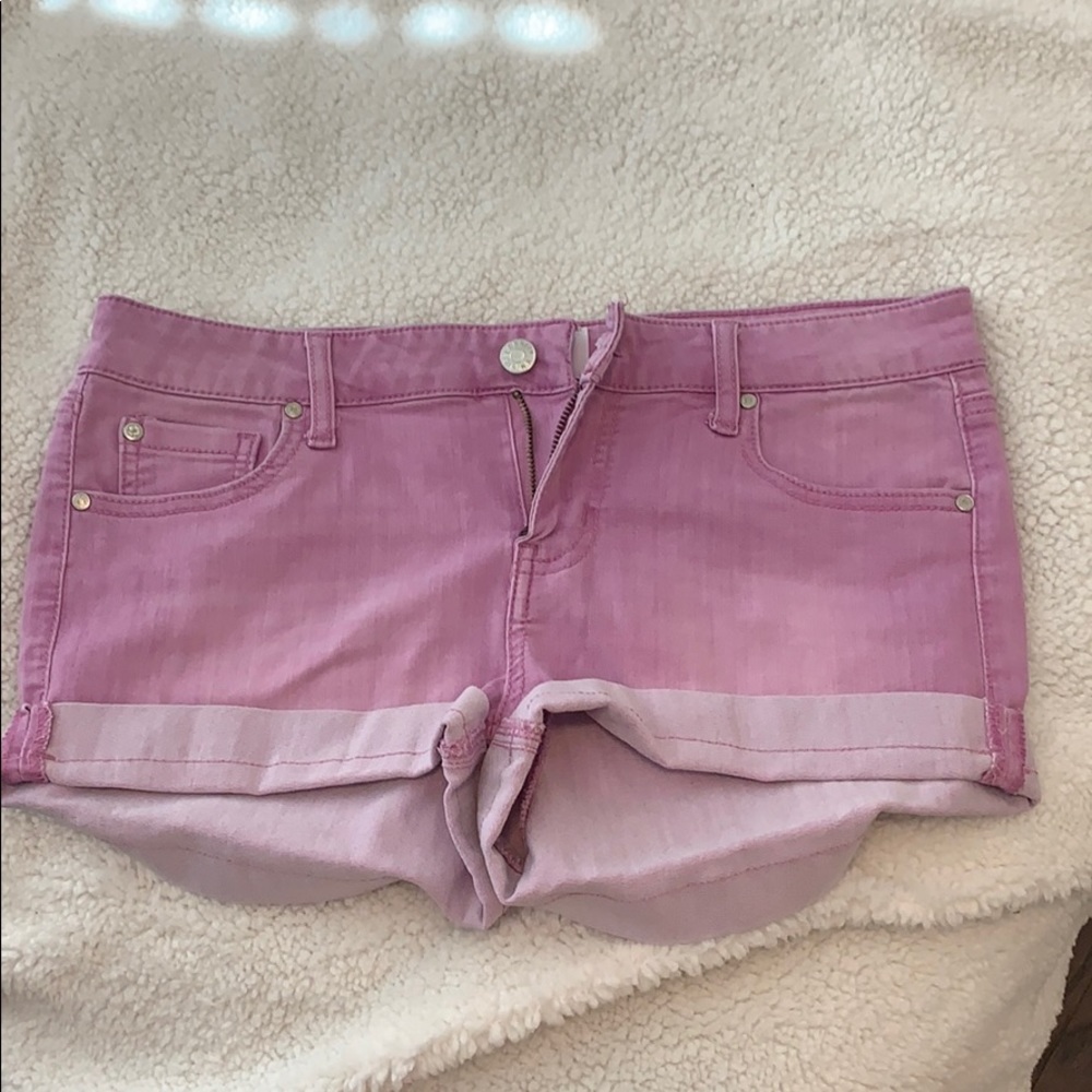 Purple shorts